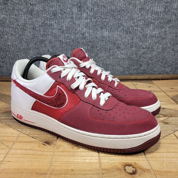 Nike Air Force 1 '82 Varsity Pack Mens Size 8.5 Hyper Team Red White 488298-606 - Picture 1 of 12